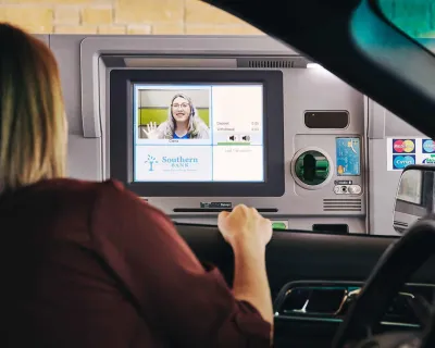 Using interactive teller machine