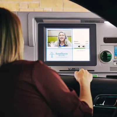 Using the interactive teller machine