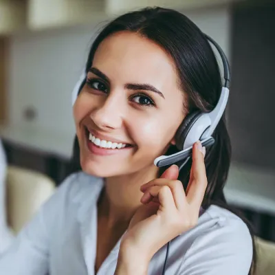 Call center woman
